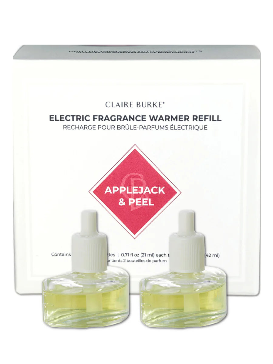 Claire Burke Applejack & Peel Electric Fragrance Warmer Plug In Refill (New)