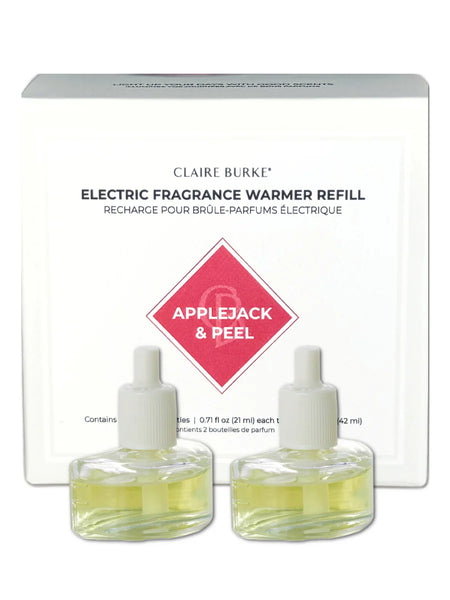 Claire Burke Applejack & Peel Electric Fragrance Warmer Plug In Refill (New)