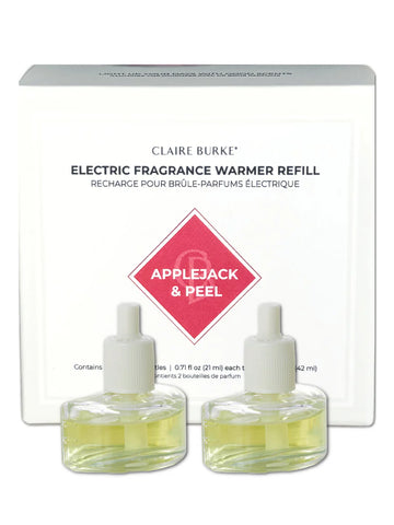 Claire Burke Applejack & Peel Electric Fragrance Warmer Plug In Refill (New)