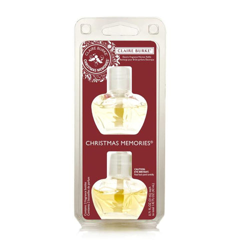 CLAIRE BURKE CHRISTMAS MEMORIES PLUG IN REFILL - 2 PACKAGES