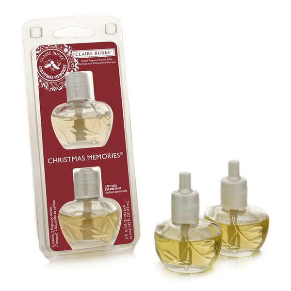 CLAIRE BURKE CHRISTMAS MEMORIES PLUG IN REFILL - 2 PACKAGES