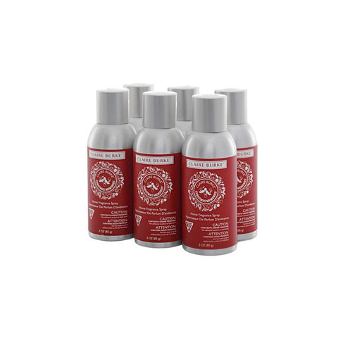 CLAIRE BURKE CHRISTMAS MEMORIES HOME FRAGRANCE ROOM SPRAYS - SET OF 6