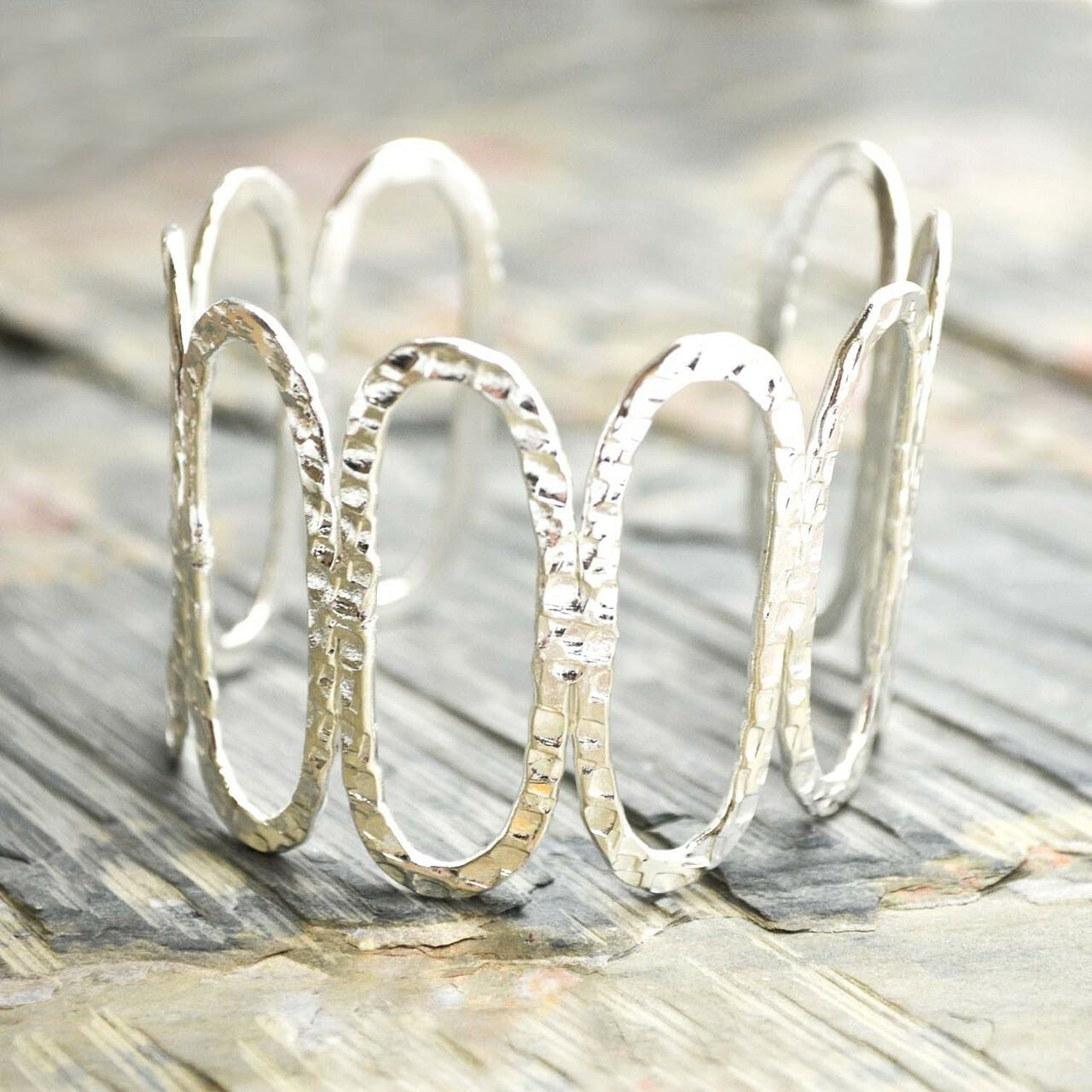 JEWELRY - WOMEN'S SERAPINA CUFF SILVER-PLATED BRACELET