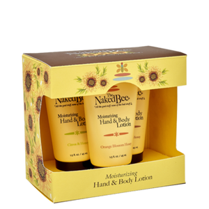 THE NAKED BEE HAND AND BODY LOTION TRIO *CLEARANCE*