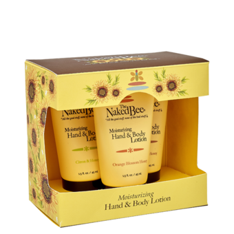 THE NAKED BEE HAND AND BODY LOTION TRIO *CLEARANCE*