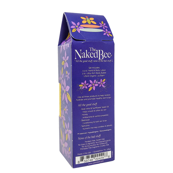 THE NAKED BEE LAVENDER & BEESWAX HONEY GIFT SET COLLECTION