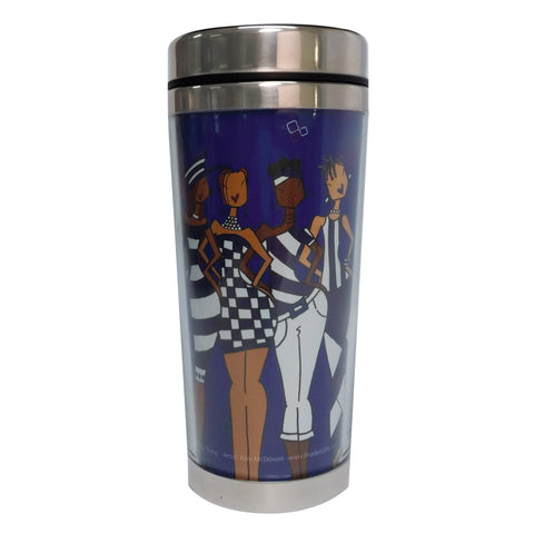 S.O.C. TRAVEL MUG - BLUE IT'S A SOROR THANG!