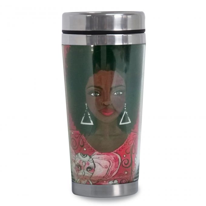 S.O.C. TRAVEL MUG - I AM POWERFRUL