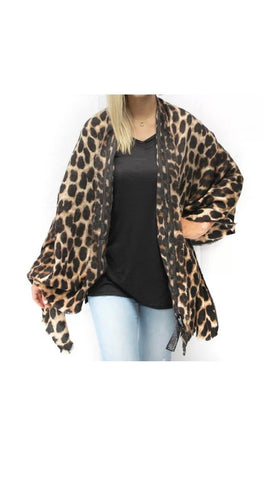 ACCESSORIES - LEOPARD SCARF