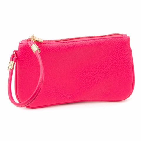 HANDBAG - DESIGNER WRISTLET IN PINK