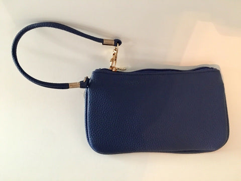 HANDBAG - DESIGNER WRISTLET IN BLUE